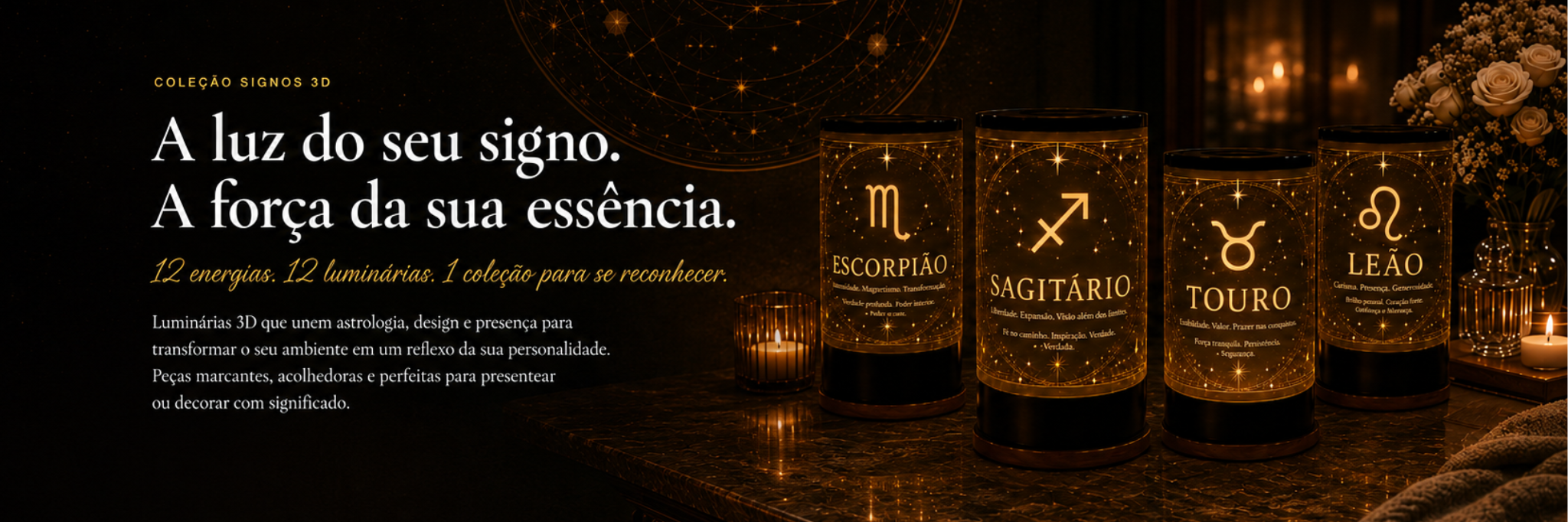 Luminária dos signos