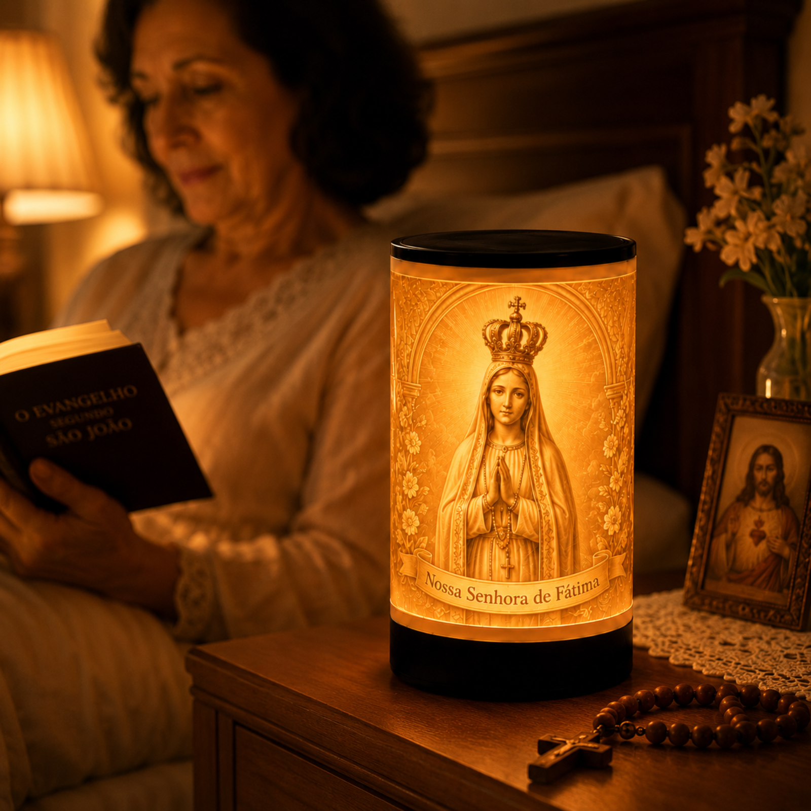 Luminária 3D Nossa Senhora de Fátima — foto 4 de 5