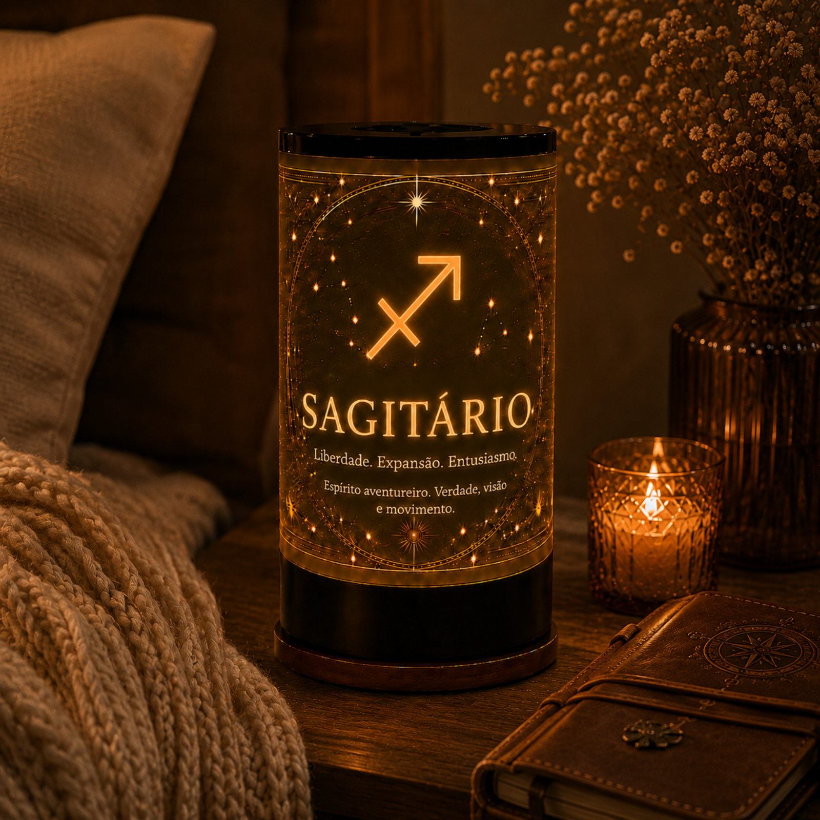 Luminária 3D de Sagitário — foto 2 de 5