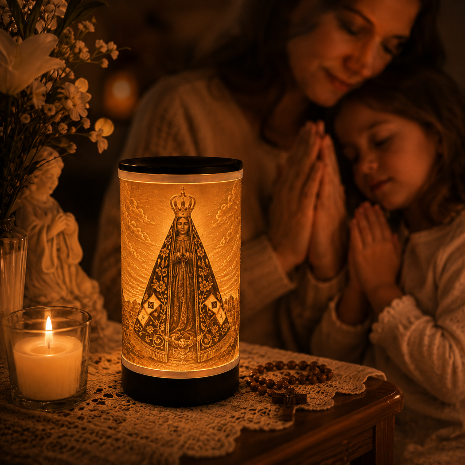 Luminária 3D Nossa Senhora Aparecida — foto 3 de 5