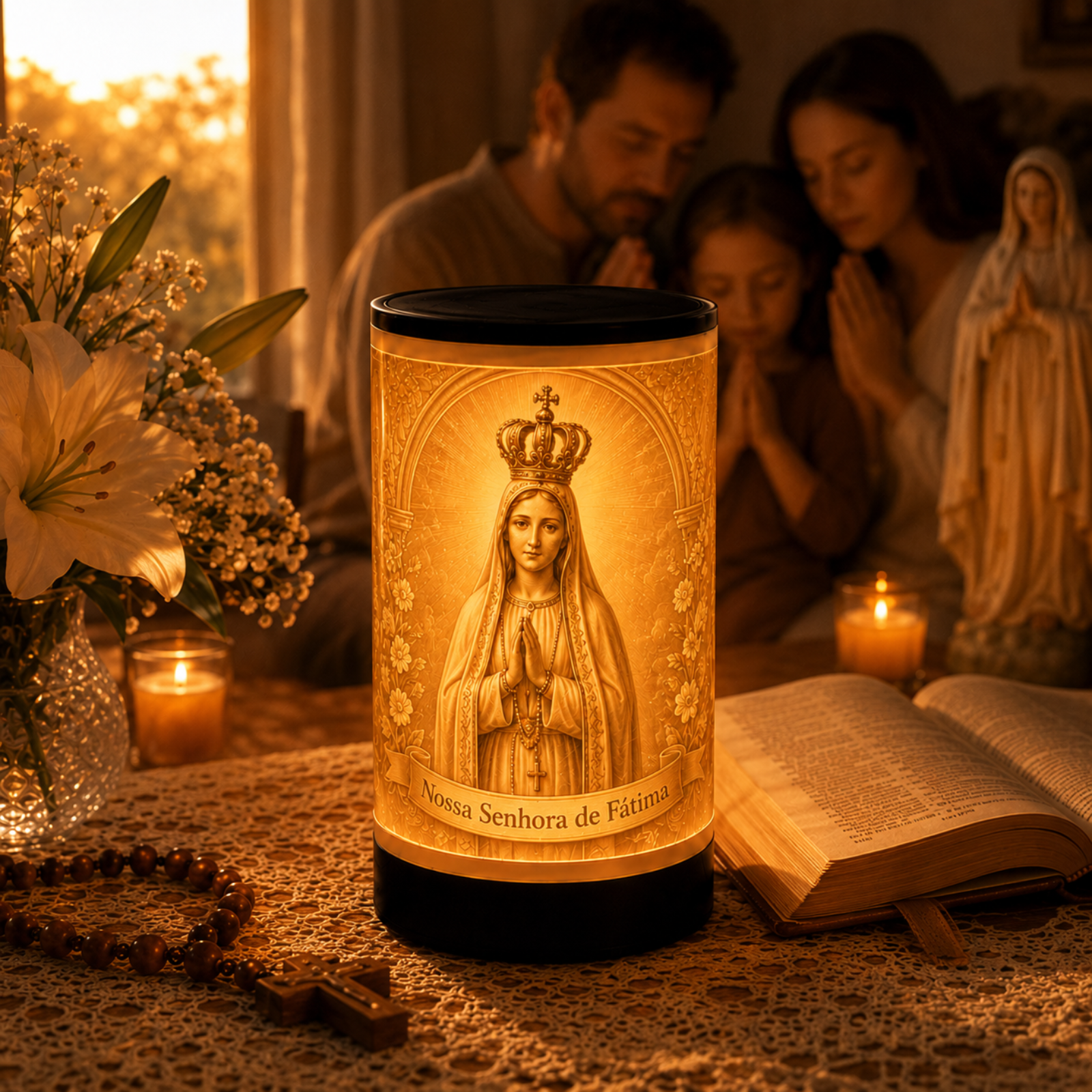 Luminária 3D Nossa Senhora de Fátima — foto 1 de 5