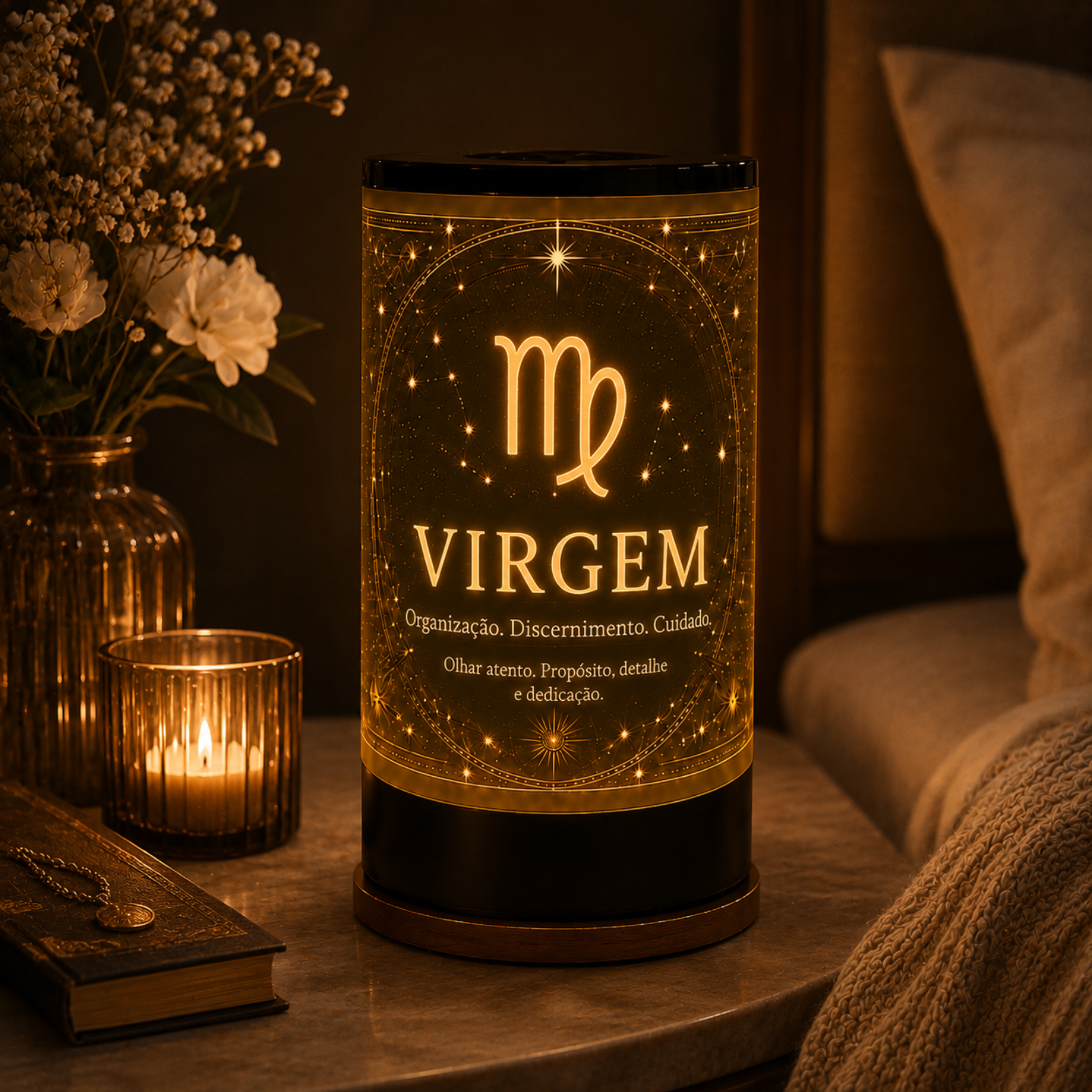 Luminária 3D de Virgem — foto 5 de 5