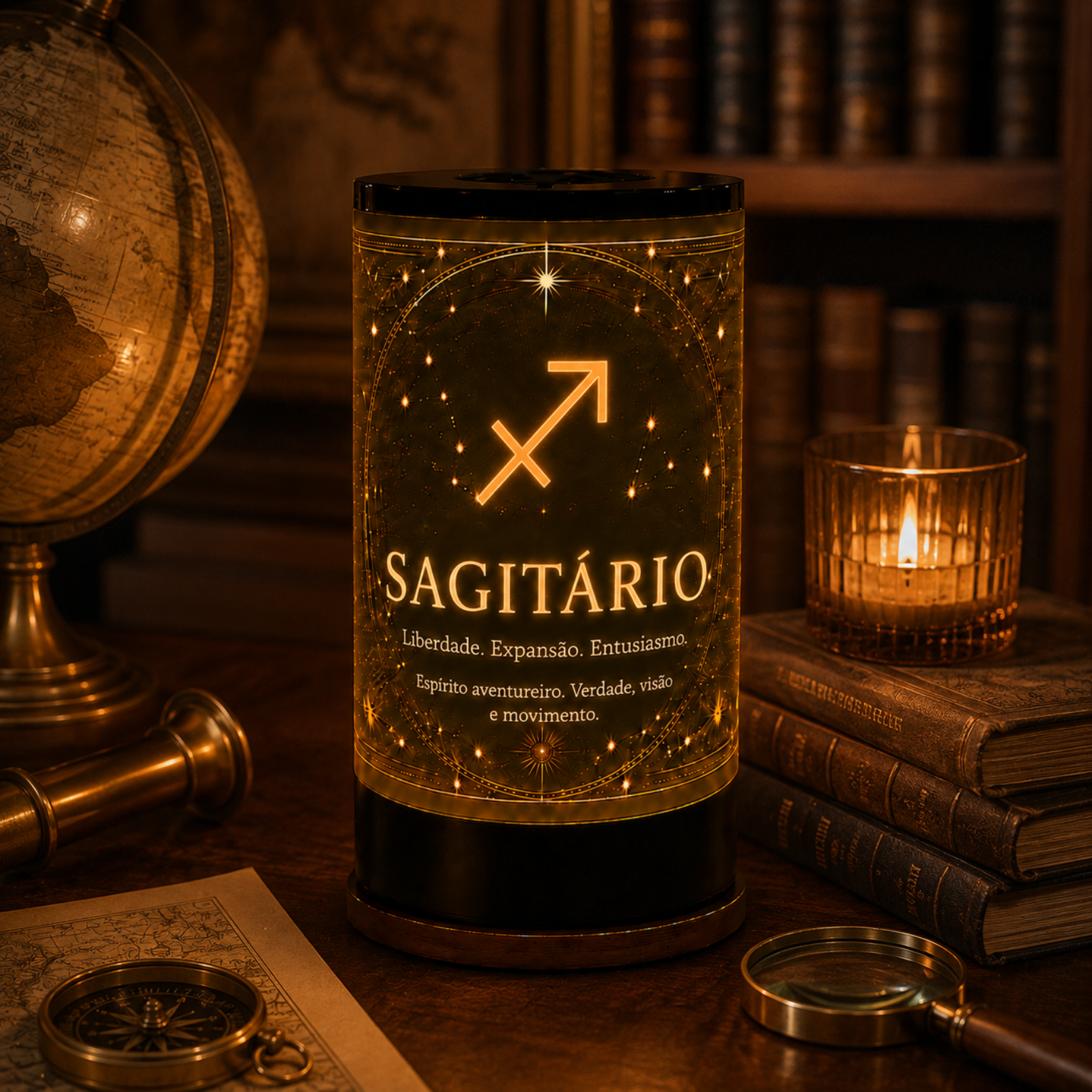 Luminária 3D de Sagitário — foto 4 de 5