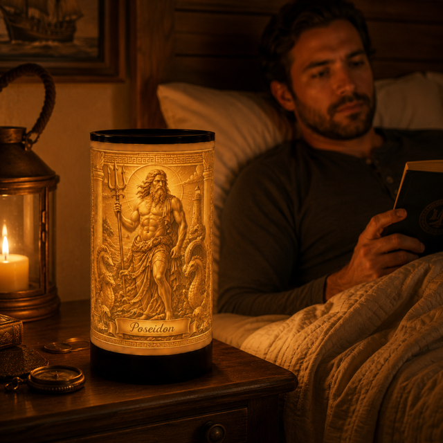 Luminária 3D de Poseidon — foto 3 de 5