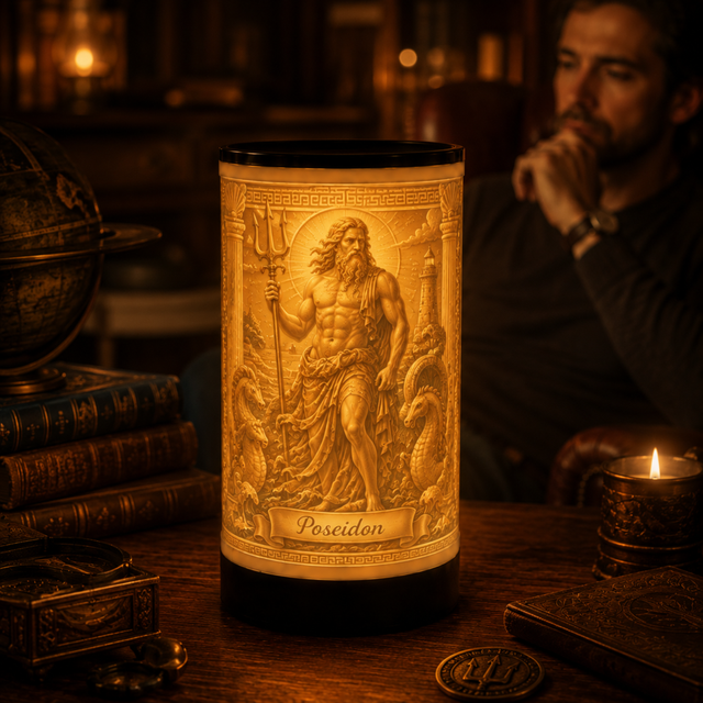 Luminária 3D de Poseidon — foto 1 de 5