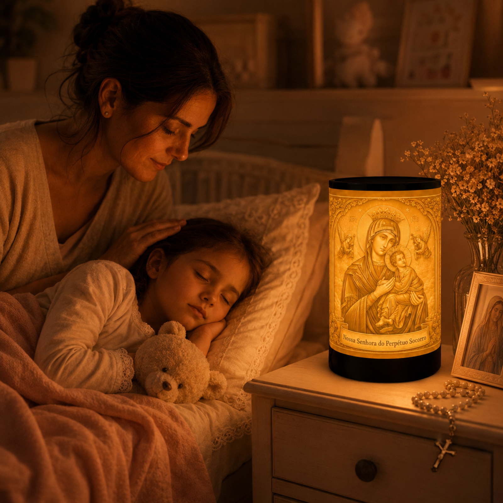 Luminária 3D Nossa Senhora do Perpétuo Socorro — foto 5 de 5