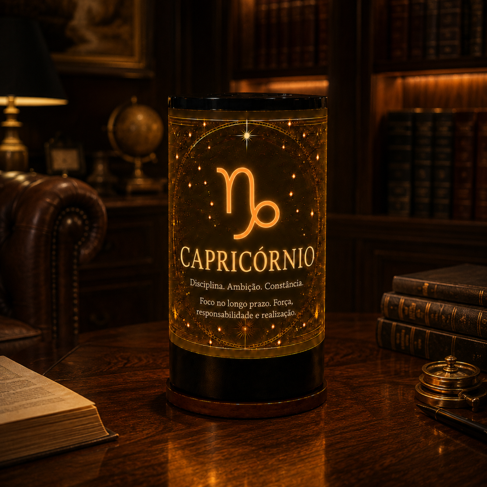 Luminária 3D de Capricórnio — foto 3 de 5
