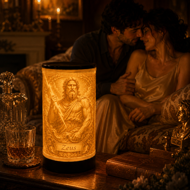 Luminária 3D de Zeus — foto 3 de 5