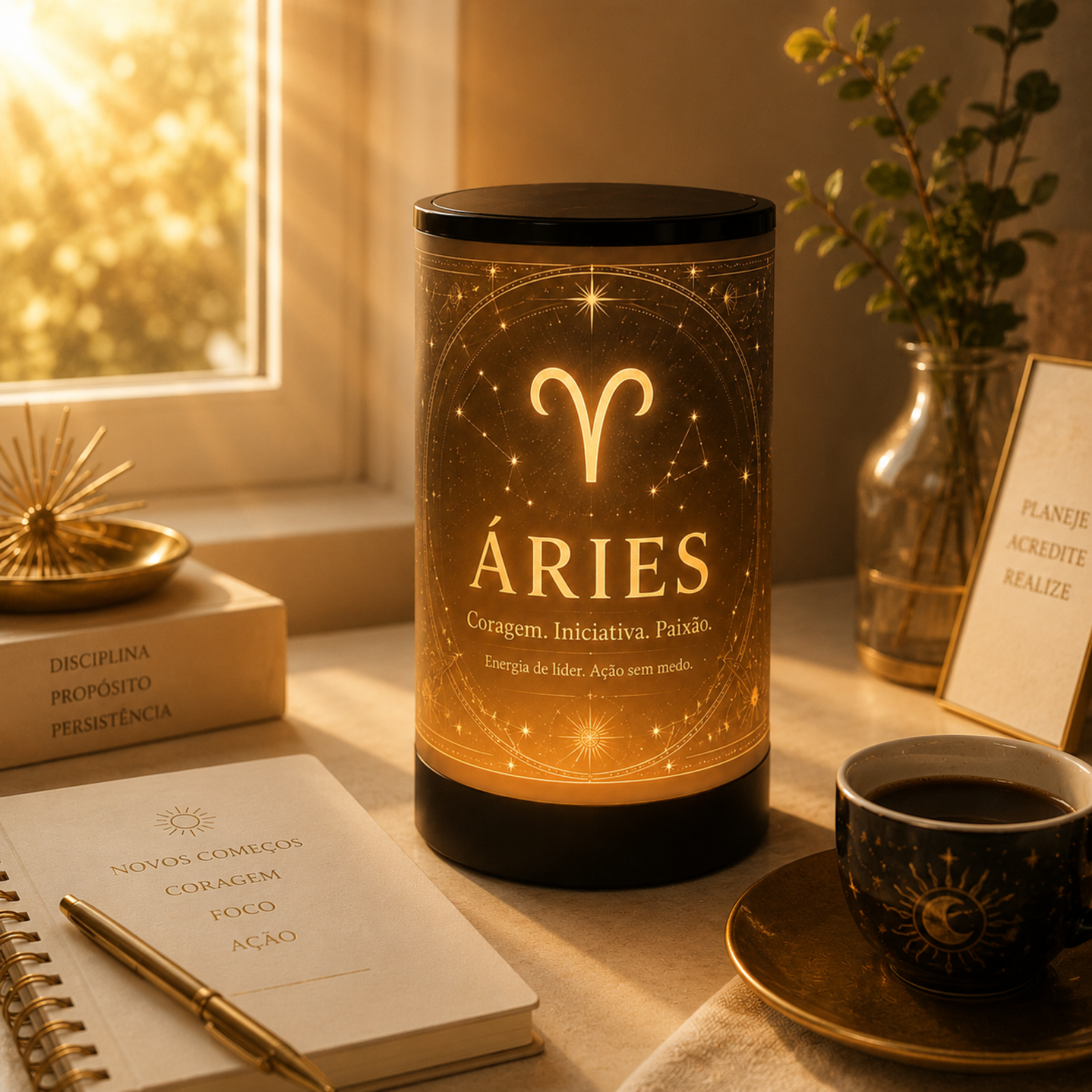 Luminária 3D de Áries — foto 4 de 5