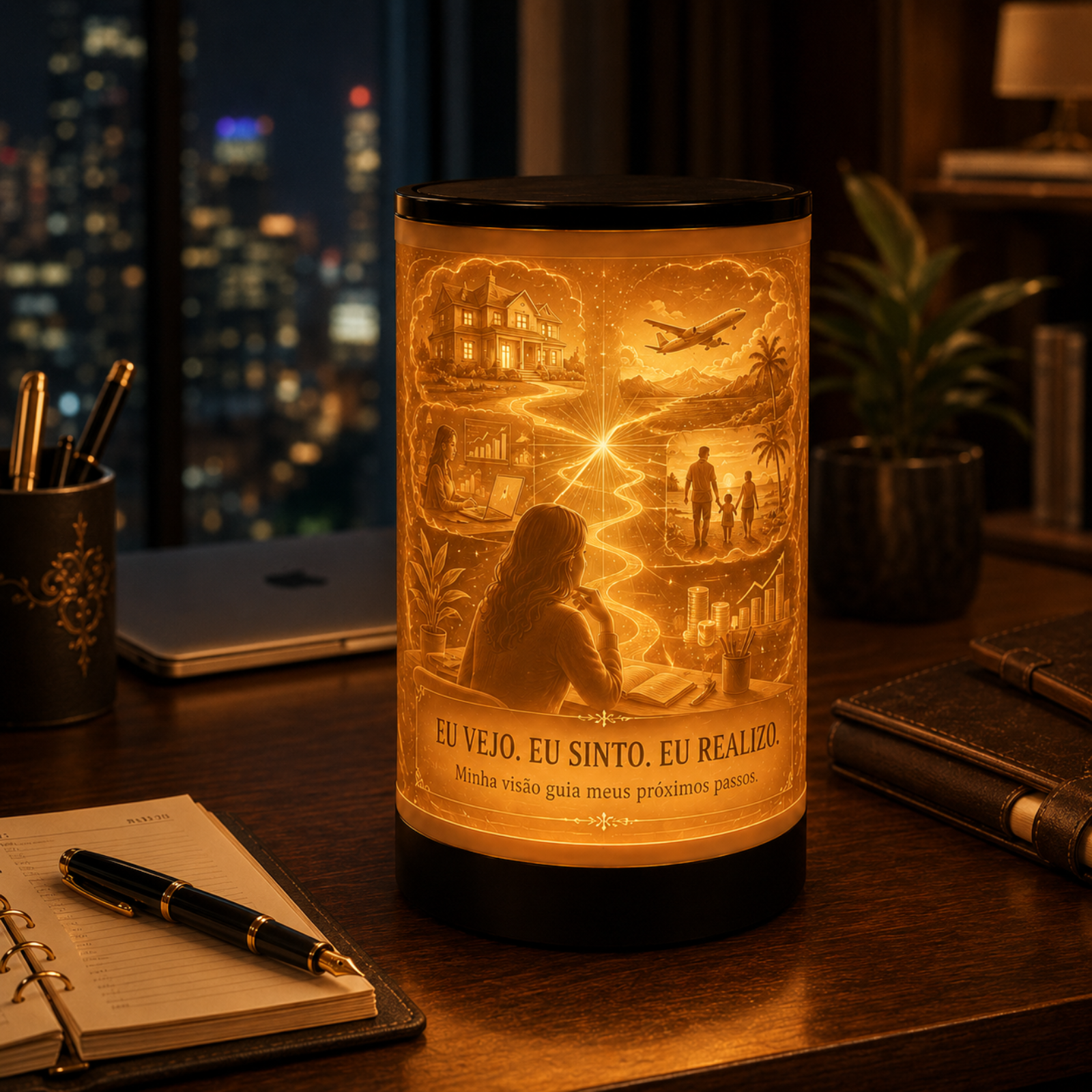 Luminária 3D Visão Realizada — foto 3 de 5