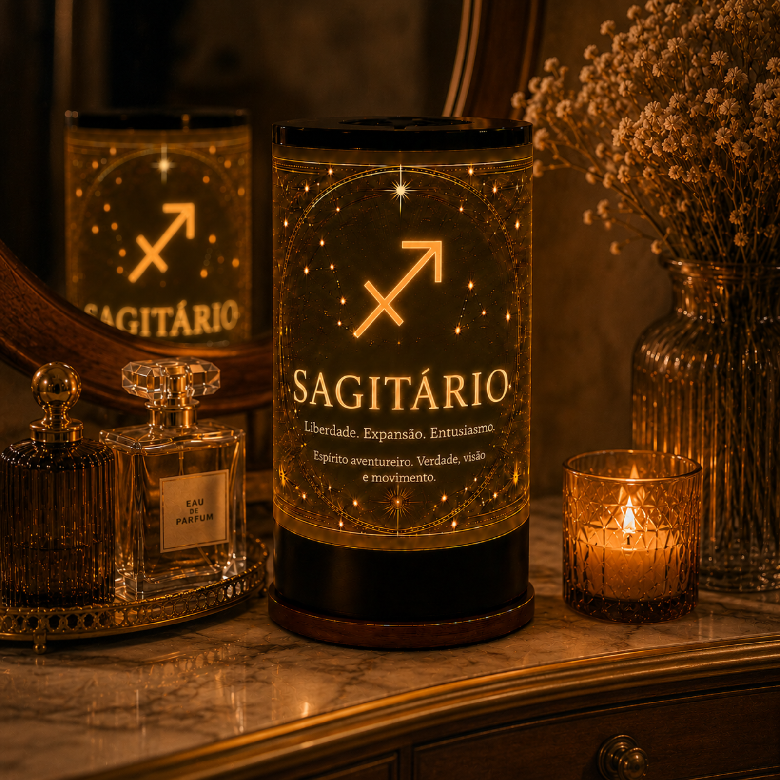 Luminária 3D de Sagitário — foto 5 de 5