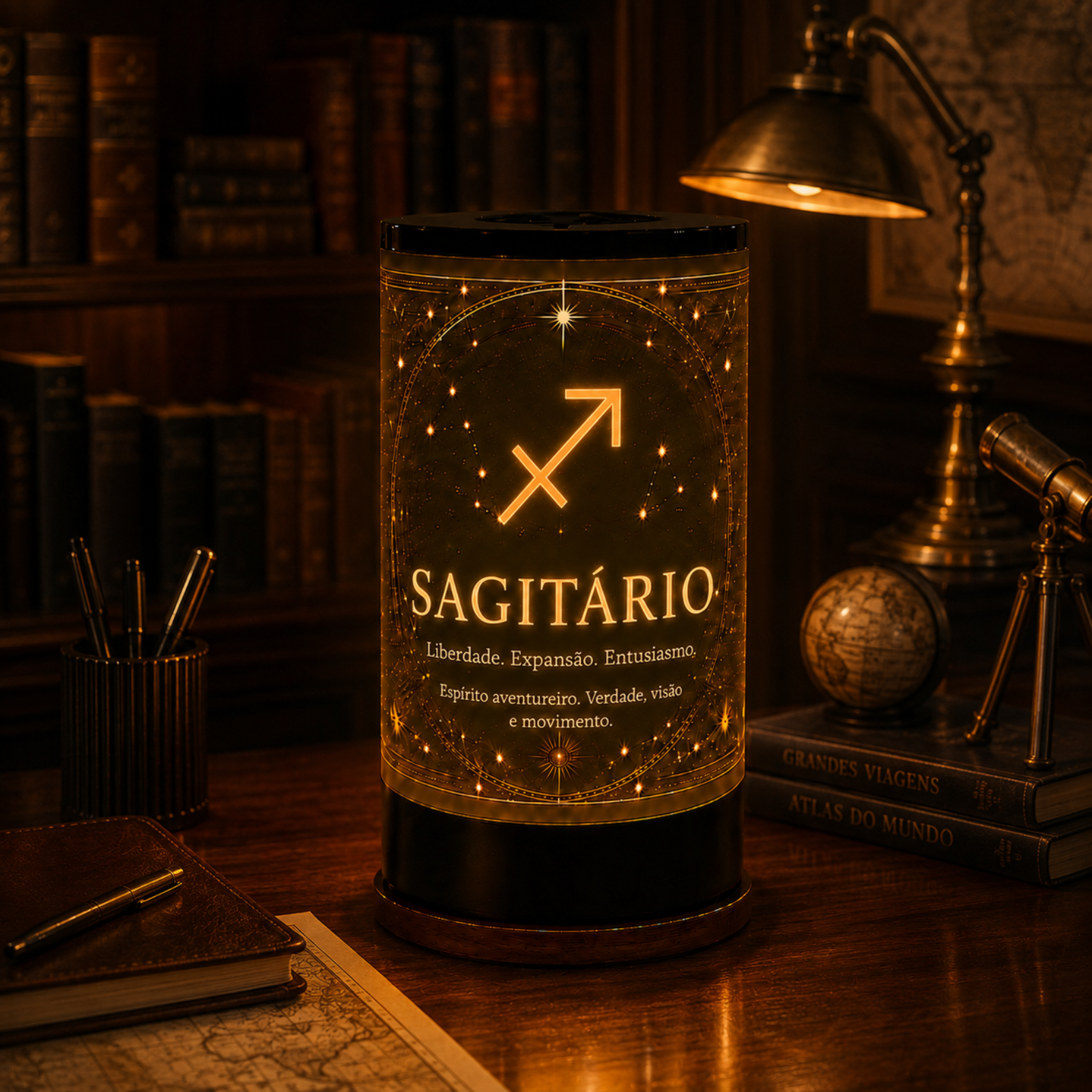 Luminária 3D de Sagitário — foto 3 de 5
