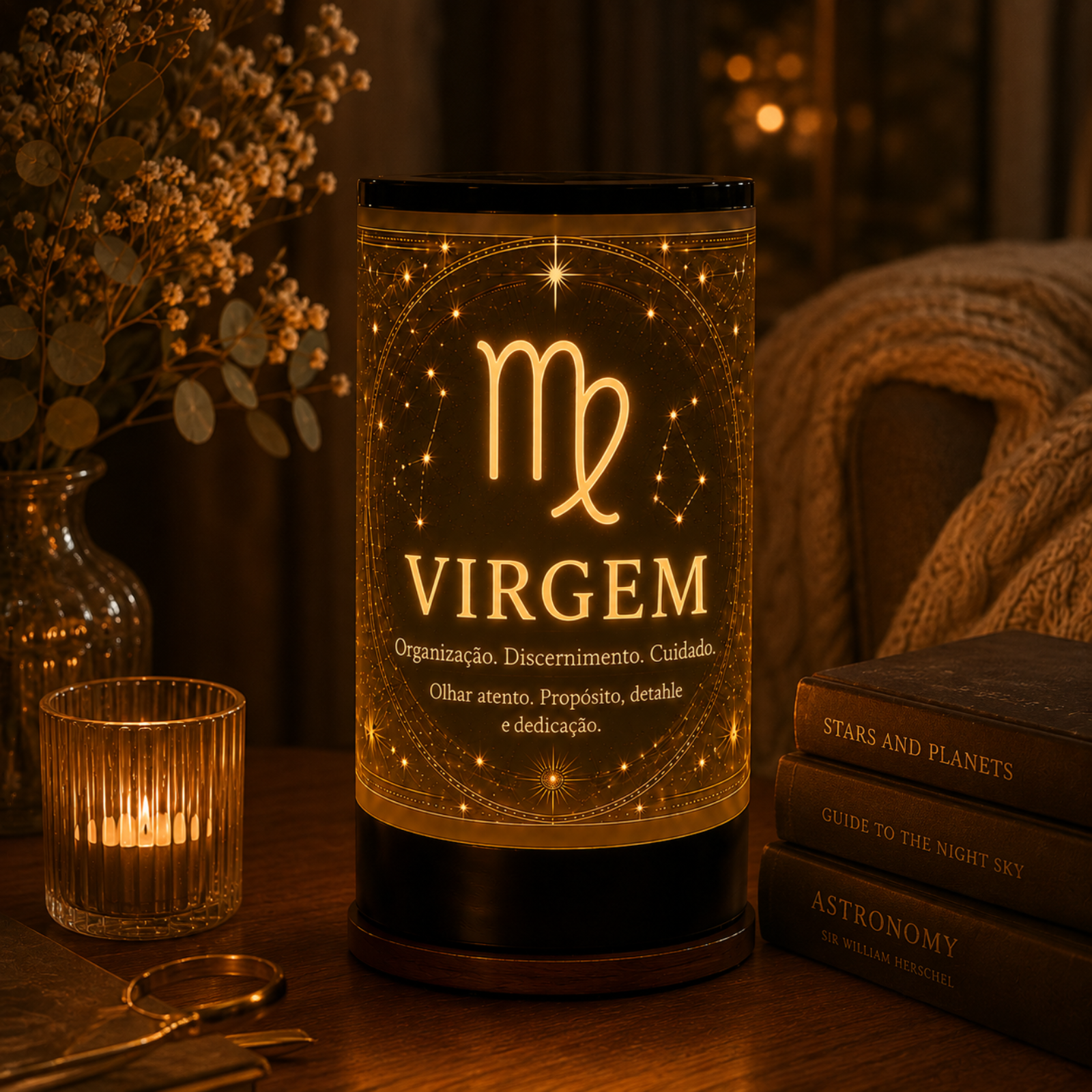 Luminária 3D de Virgem — foto 1 de 5