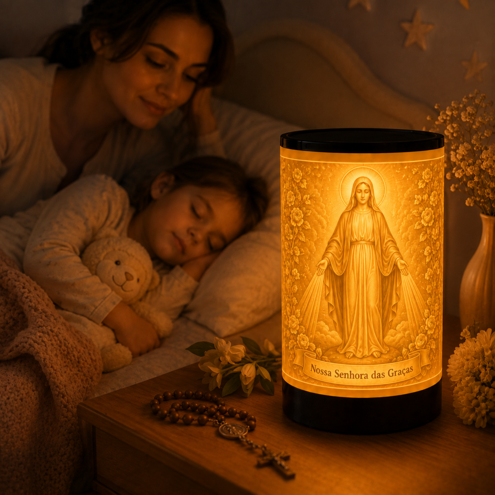 Luminária 3D Nossa Senhora das Graças — foto 5 de 5