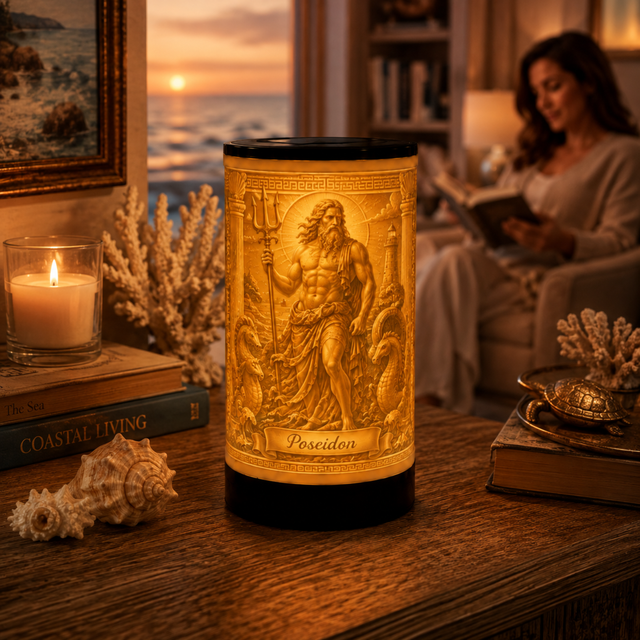 Luminária 3D de Poseidon — foto 5 de 5