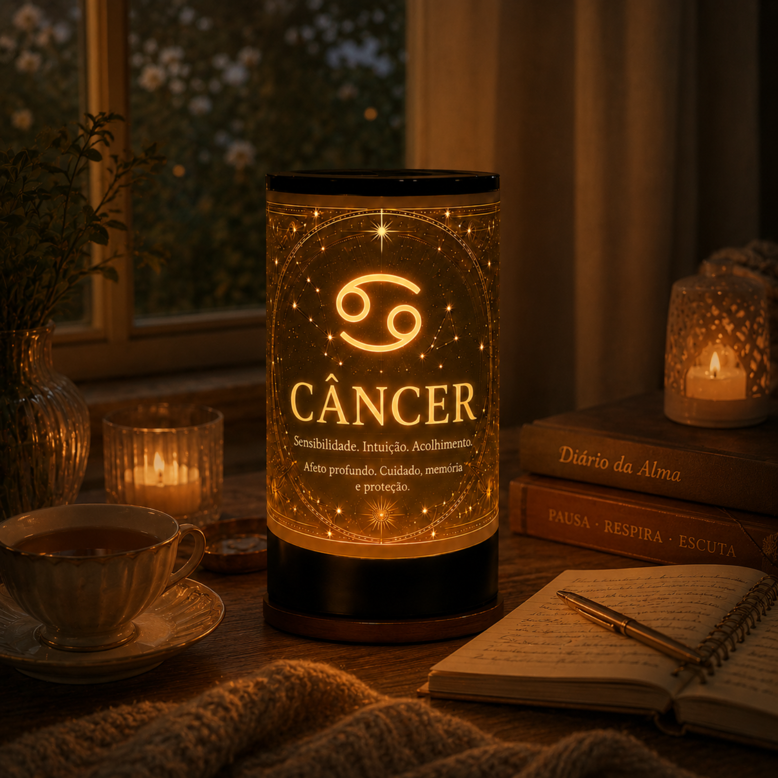 Luminária 3D de Câncer — foto 2 de 5