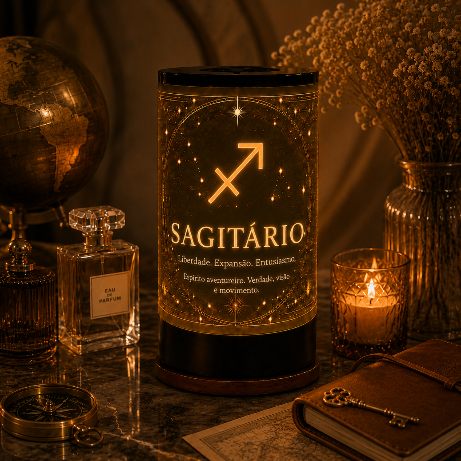 Luminária 3D de Sagitário — foto 1 de 5