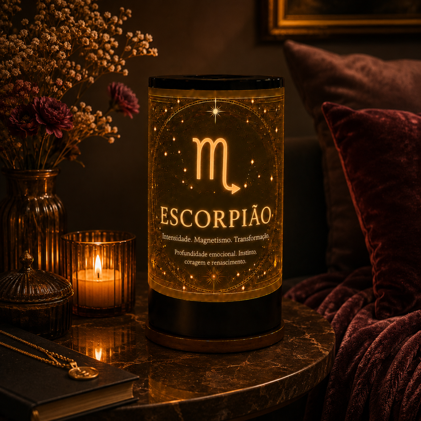 Luminária 3D de Escorpião — foto 1 de 5