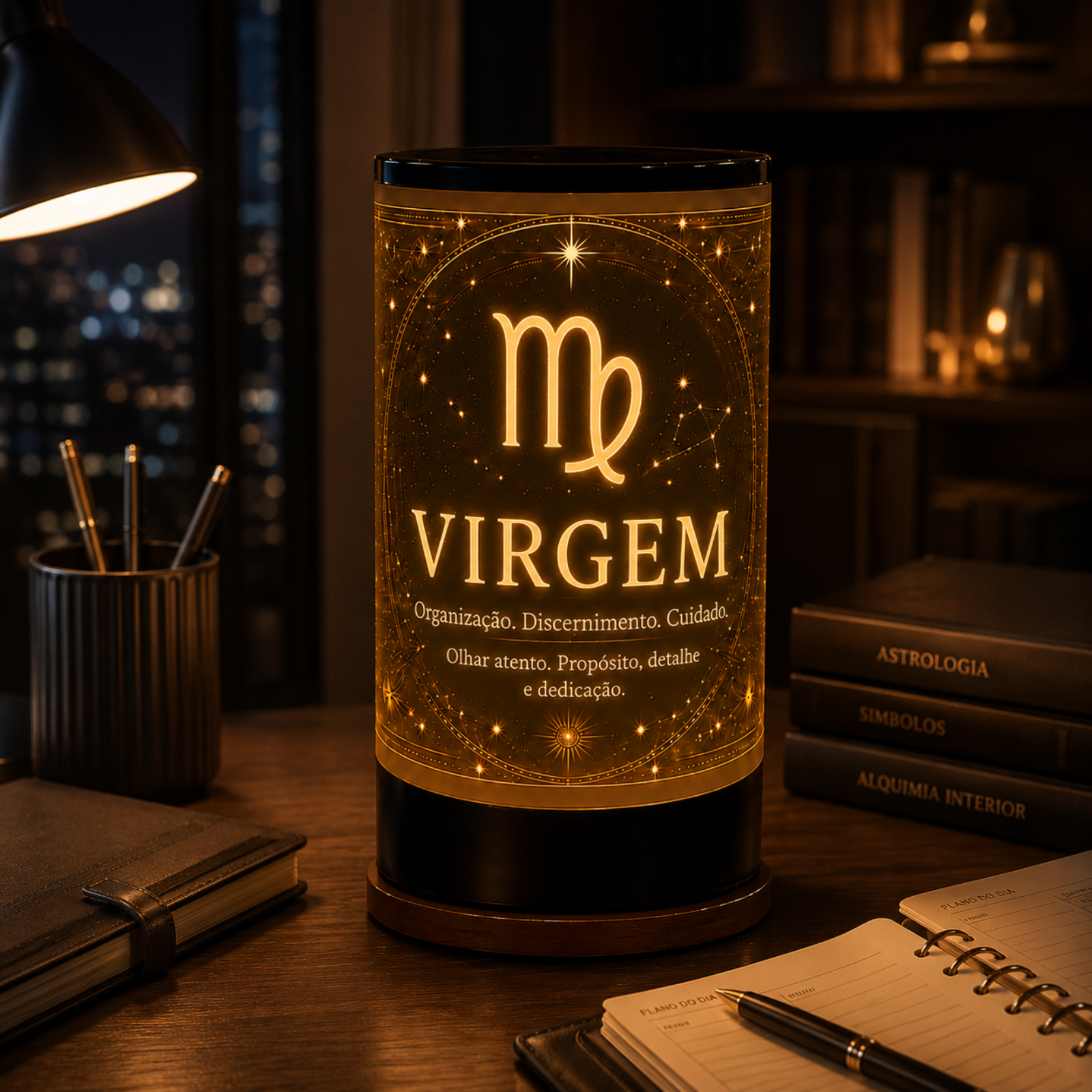 Luminária 3D de Virgem — foto 3 de 5