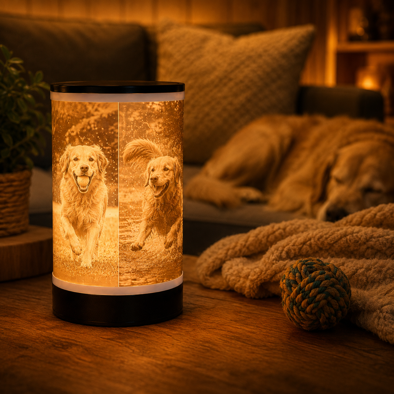 Luminária 360° Pet Personalizada — foto 2 de 6