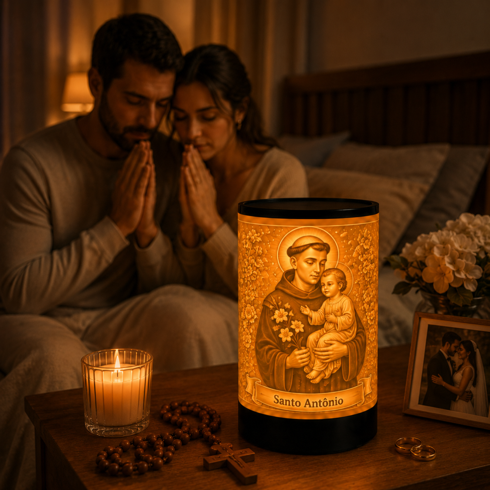 Luminária 3D Santo Antônio — foto 4 de 5
