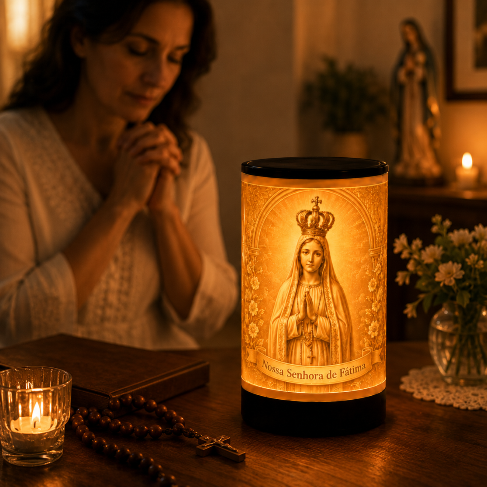 Luminária 3D Nossa Senhora de Fátima — foto 5 de 5