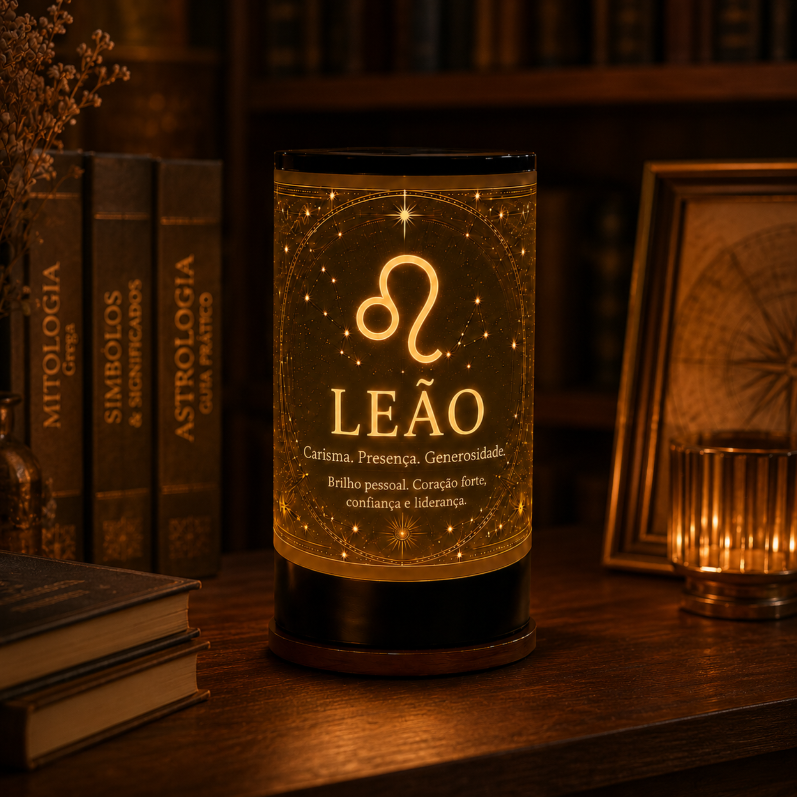 Luminária 3D de Leão — foto 2 de 5