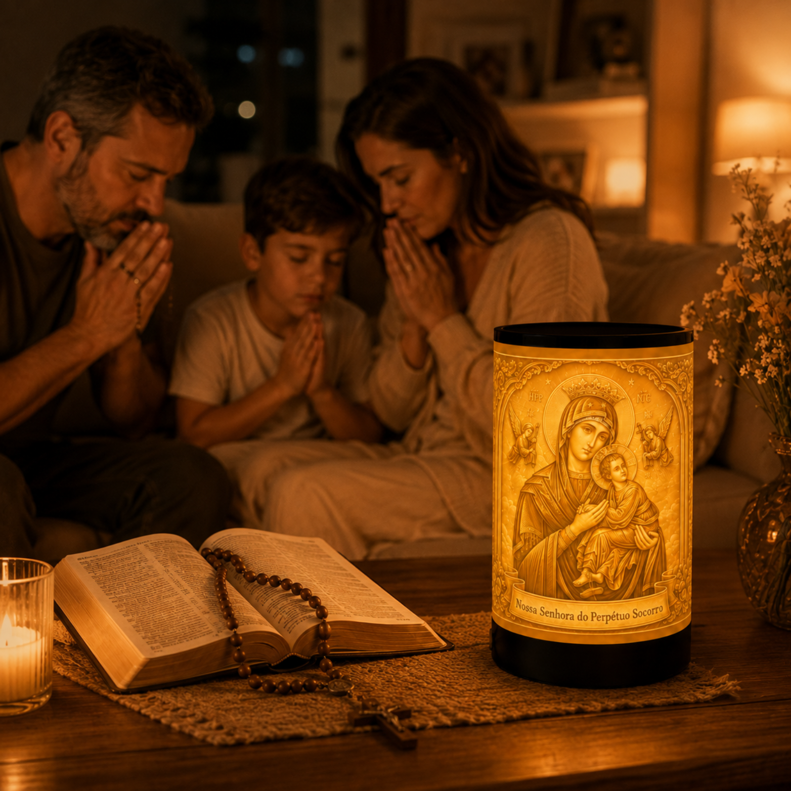 Luminária 3D Nossa Senhora do Perpétuo Socorro — foto 3 de 5
