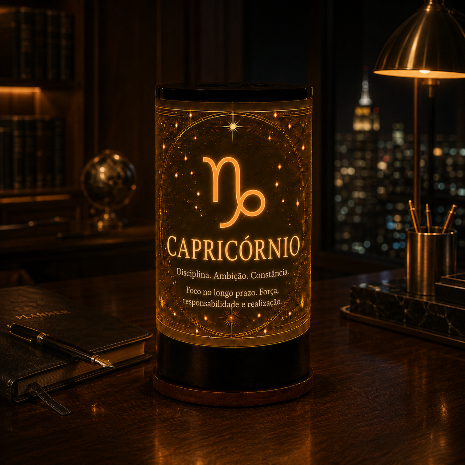 Luminária 3D de Capricórnio — foto 1 de 5
